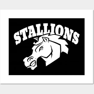 Stallions Mascot Posters and Art